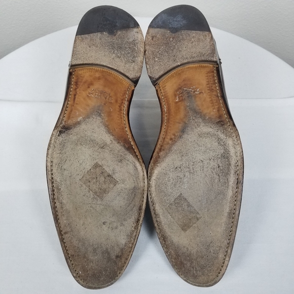 Bally Switzerland Brown Luxury Leather Round Toe Penny Loafers Size 9.5 main image 6